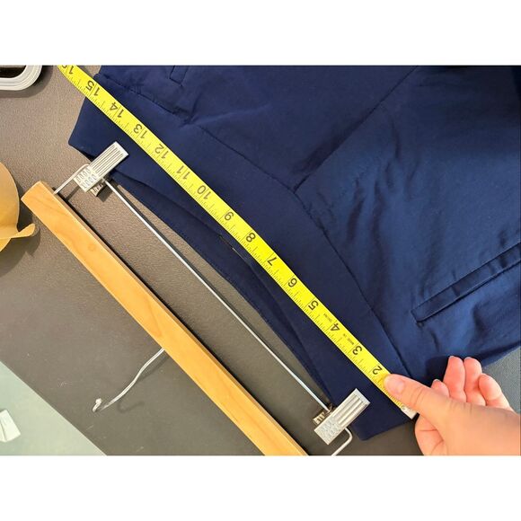 APT 9 • Navy Blue Slim Fit Chino Cropped Slacks Pants • Ladies Size S - Picture 7 of 8